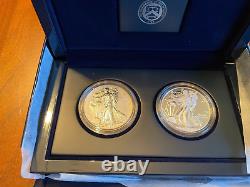 2013-W US Mint American Eagle 2-Coin Silver Set West Point