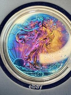 2013-W US Mint American Eagle West Point Two-Coin Silver Proof Set Monster Toned