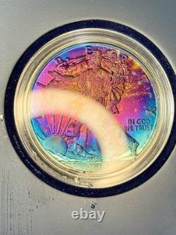 2013-W US Mint American Eagle West Point Two-Coin Silver Proof Set Monster Toned