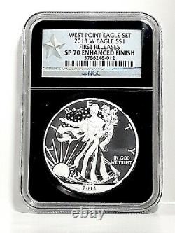 2013-w? American Silver Eagle? Ngc Sp70 Enhanced Proof