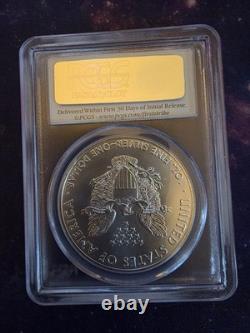 2014 $1 American Silver Eagle PCGS MS70 First StrikeEarly Release Beautiful