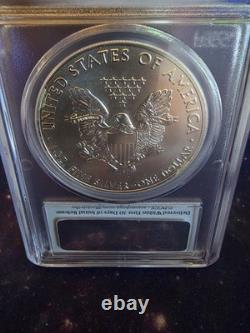 2014 $1 American Silver Eagle PCGS MS70 First StrikeEarly Release Beautiful