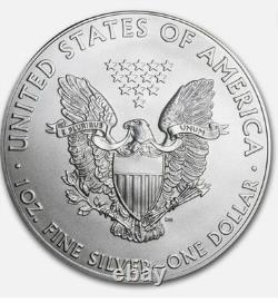 2014 American Silver Eagle 1 oz. 999 BU (2 Coins) Lot Free Shipping US