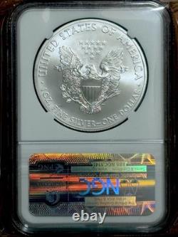 2014 (S) Silver Eagle? NGC Struck In San Francisco Rare Bridge Label ER MS70