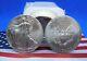 2015 American Silver Eagle Roll Twenty Gem Bu Coins In Mint Tube Original