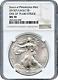 2015(p)silver Eagle $1.00 Struck At The Philadelphia Mint Ngc Ms70 One Of 79,640