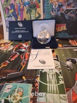 2015-W American Silver Eagle 1 oz Proof Coin OGP Box COA US Mint Gem