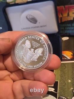 2015-W American Silver Eagle 1 oz Proof Coin OGP Box COA US Mint Gem