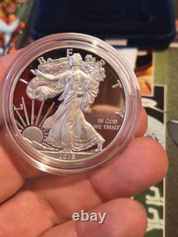 2015-W American Silver Eagle 1 oz Proof Coin OGP Box COA US Mint Gem