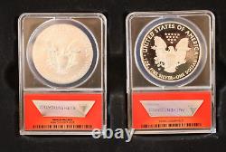 2015 W Silver Eagle Two-Coin Limited First Release set Westminster Mint/MSPR70