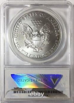 2015-p Silver Eagle Anacs Ms70 Struck At The Philadelphia Mint Mintage 79,640