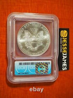 2015 (p) Silver Eagle Icg Ms69 Minted At Philadelphia Mint Mintage 79,640 Blue