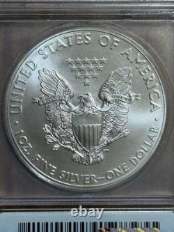2015 (p) Silver Eagle Icg Ms69 Minted At Philadelphia Mint Mintage 79,640 Key