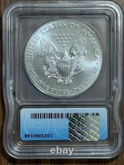 2015 (p) Silver Eagle Icg Ms69 Minted At Philadelphia Mint Mintage 79,640 Key