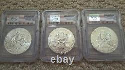 2015 (p) Silver Eagle Icg Ms69'minted At Philadelphia Mint' Mintage 79,640 Key