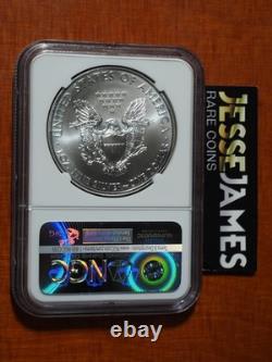 2015 (p) Silver Eagle Ngc Ms69 Struck At Philadelphia Mint One Of 79,640 Label