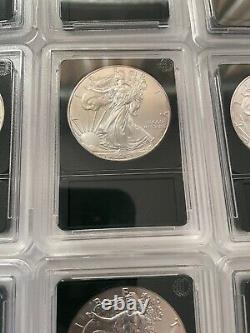 2015 silver eagles slab of 20