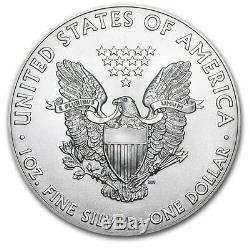 2016 1 oz Silver American Eagle Coins BU (Lot of 5) Five Troy oz. 999 Bullion