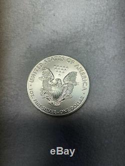 2016 American Silver Eagle (1 oz) $1 1 Roll Twenty 20 BU Coins in Mint Tube