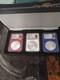 2016 American Silver Eagle Set- First Day Of Issue Ngc Ms70 R, W, B Label