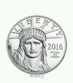 2016 Platinum American Eagle 1 Oz. Proof Coin In Original Mint Packaging