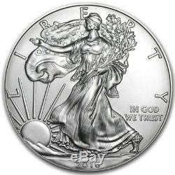 2016 Roll of 20 Silver American Eagle 1oz US Mint American Eagles $1 BU Coins