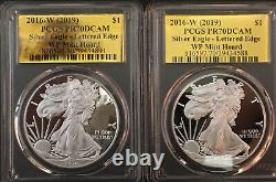 2016-W (2019) $1 Proof Silver Eagle PCGS PR70DCAM 30th Anniversary WP Mint Hoard