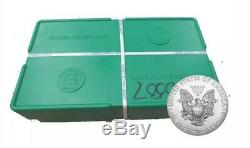 2016 W 500 Silver American Eagle 1oz Coins in a US Mint Monster Box