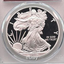 2016-W PCGS PR70DCAM $1 Silver Eagle Mint Director's FDOI 30th Anniversary 1/300