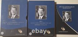 2016 W Proof ASE Ronald Reagan Chronicles Set With Rev PF R. R. Dollar & Commem