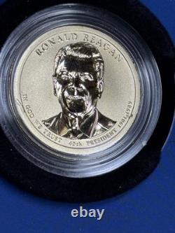 2016 W Proof ASE Ronald Reagan Chronicles Set With Rev PF R. R. Dollar & Commem