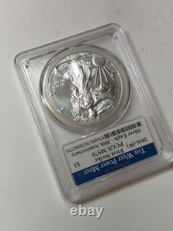 2016 W Silver Eagle 30th Anniversary Pcgs Ms70. These Are Nice Silver Eagles