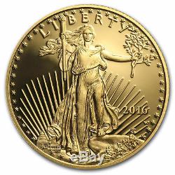 2016w $5.00 Proof Gold American Eagle Original Mint Packaging $224.88