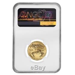 2017 1/4 oz $10 Gold American Eagle NGC MS 69 Mint Error
