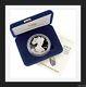 2017 American Silver Eagle Proof Dollar Coin With Blue Velvet Case And Coa