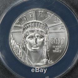 2017 P$100 1 OZ AMERICAN PLATINUM EAGLE 20th ANNIVERSARY ANACS MS70 LOT#V929