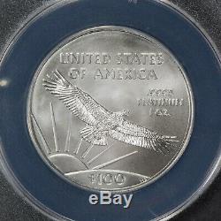 2017 P$100 1 OZ AMERICAN PLATINUM EAGLE 20th ANNIVERSARY ANACS MS70 LOT#V929