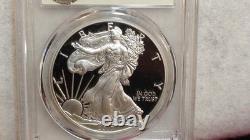 2017 S Pcgs Pr70 Dcam Silver Eagle Thomas Cleveland Congratulations Set $1 Coin