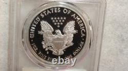 2017 S Pcgs Pr70 Dcam Silver Eagle Thomas Cleveland Congratulations Set $1 Coin