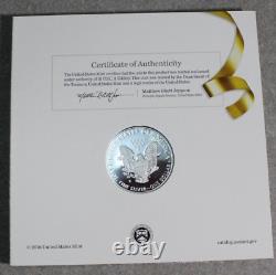 2017 S Proof Silver Eagle Congratulations Set In Original Mint Packaging