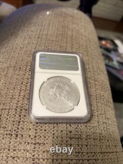2017 Silver Eagle NGC MS70 First Day of Issue Elizabeth Jones Signed Label