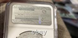 2017 Silver Eagle NGC MS70 First Day of Issue Elizabeth Jones Signed Label