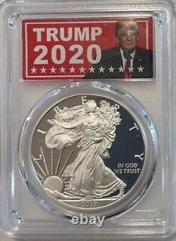 2017-W (2020) Silver Eagle $1 U. S. MINT SPECIAL ISSUE PCGS PR70 TRUMP