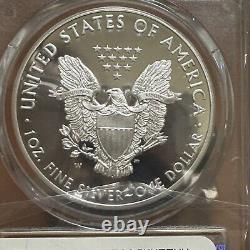 2017 W (2020) Silver Eagle West Point Hoard Pcgs Pr70dcam Gold Foil Label Sealed