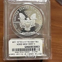 2017 W (2020) Silver Eagle West Point Hoard Pcgs Pr70dcam Gold Foil Label Sealed