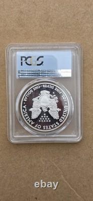 2017-s Silver Eagle Dollar First Day Of Issue Congrats Set Pcgs Pr70dcam