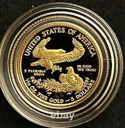 2018W American Eagle Gold Proof Four-Coin Certified Set withU. S. Mint Box & C. O. A
