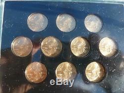 2018 1/10 oz. $5.00 Gold American Eagle Lot of 10 (Ten) Total of 1 Ounce