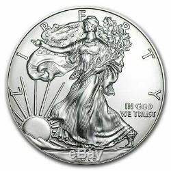 2018 1 OZ. SILVER AMERICAN EAGLE. 999 PURE SILVER LOT of 20 US TREASURY TUBE