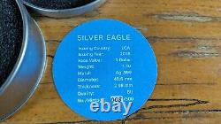 2018 $1 Silver Eagle Evil Eye Amulet Coin # 008 Of 500 Minted